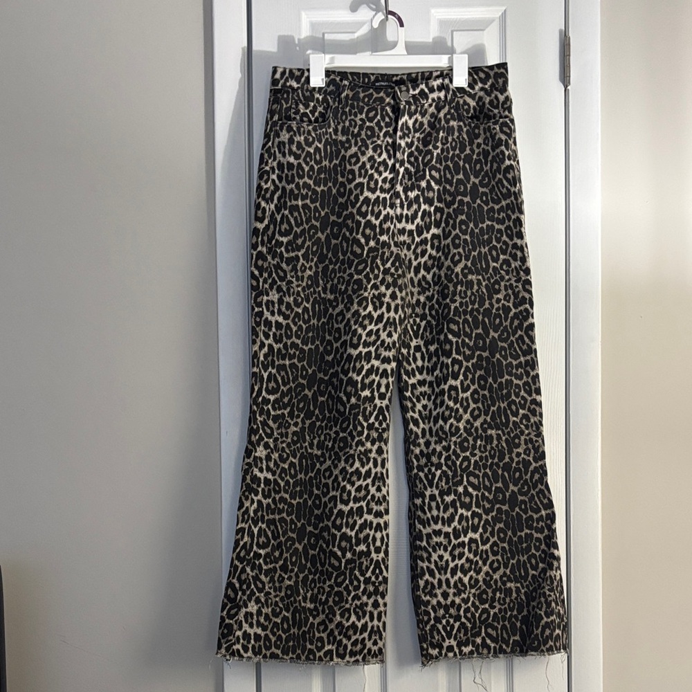 PrettyLittleThing Animal Print Trousers